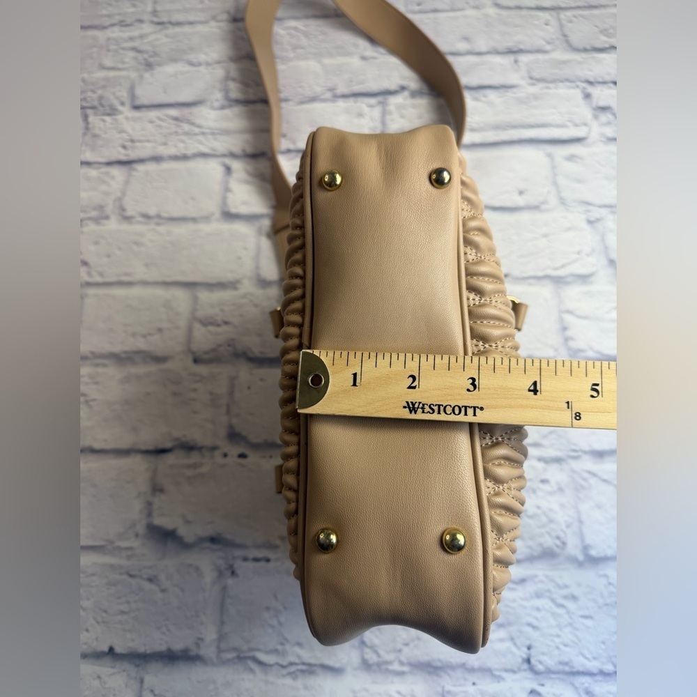 Valentino Orlandi Beige Quilted Crossbody Bag - Picture 11 of 15